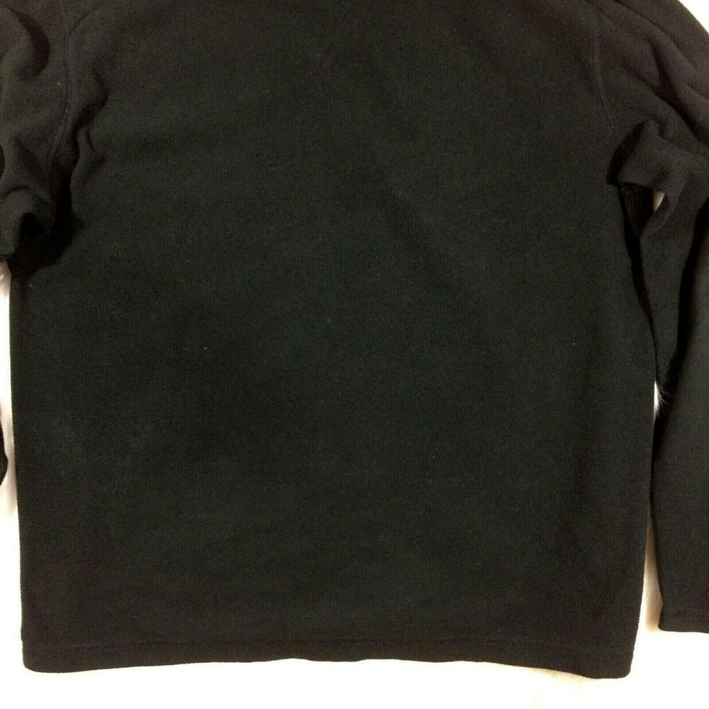 Eddie Bauer Black Pullover Fleece Sweater Jacket - Picture 6 of 8